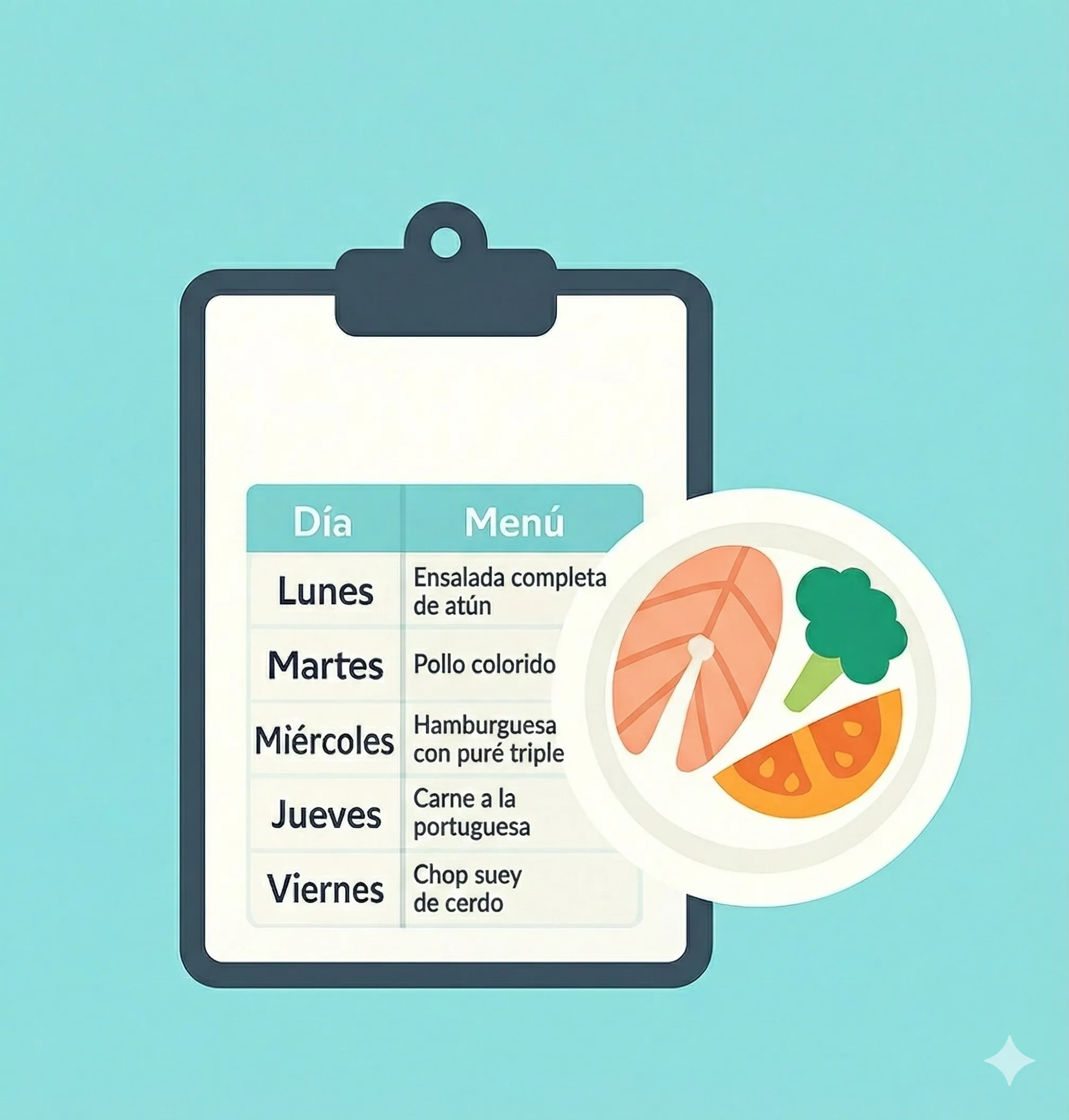Menú semanal